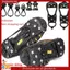 8 Răng Ice Gripper Spike Cho Giày Mùa Đông Ngoài Trời Chống Trơn Trượt Đi Bộ Đường Dài Leo Núi Tuyết Crampons Chống Trơn Trượt Giày Dễ Dàng Sử Dụng