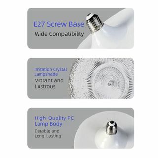 Đèn pha lê LED HOMEHAVEN, Bóng đèn chùm LED tiết kiệm năng lượng bảo vệ mắt, Đèn gia dụng siêu sáng bền bỉ Phòng ngủ