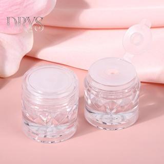 (TFT) 2 / 5 Chiếc Lọ Rỗng Có Lưới Rời Hộp Đựng Bột Nắp Trong Suốt Tự Làm Mỹ Phẩm Chai Có Thể Đổ Lại MỚI