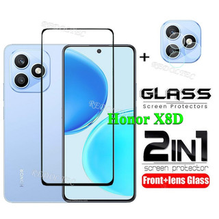 Honor X8D Bảo Vệ Màn Hình 2 Trong 1 + Bảo Vệ Ống Kính Full Keo Dán HonorX8D Kính Cường Lực Bảo Vệ Phim Với Camera Bảo Vệ Flim