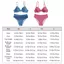 METUBE 2 Cái / bộ Đồ Bơi Nữ, Bikini Đi Biển Cao Cấp Đẩy Lên, Bộ Đồ Tắm Thời Trang Thường Ngày Đồ Bơi Mùa Hè Ngày Lễ