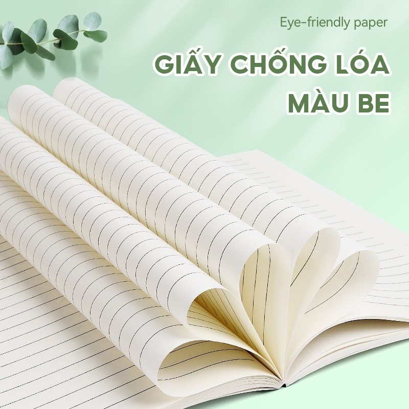 Sổ tay cho mọi học sinh 20 trang B5, mẫu đơn giản, giấy kẻ ngang dày dặn, thích hợp để ghi chú nhanh