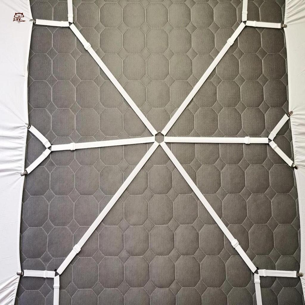 Dây buộc ga trải giường Crisscross Giữ ga trải giường chắc chắn và bó sát Kẹp ga trải giường Thích hợp cho các góc và nệm