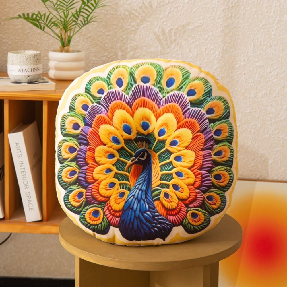 Đệm WANYEDI Tatami, Đệm Futon tròn sang trọng phong cách dân tộc, Đệm ghế lười thoáng khí dày 40cm hiện đại để trang trí nhà cửa
