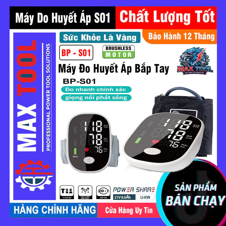 Máy đo huyết áp BP-S01 - mua máy đo huyết áp nên mua máy đo huyết áp loại nào