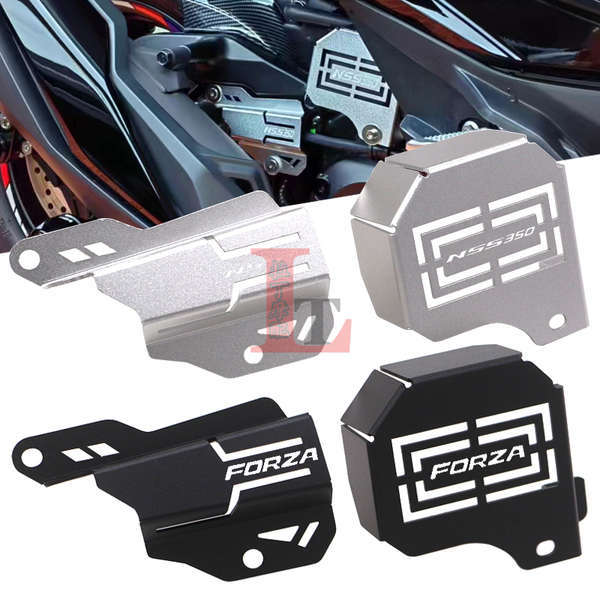 Vỏ bảo vệ túi cao áp sửa đổi Honda FORZA 350 NSS350 nắp trang trí đường ống dẫn dầu bánh sau