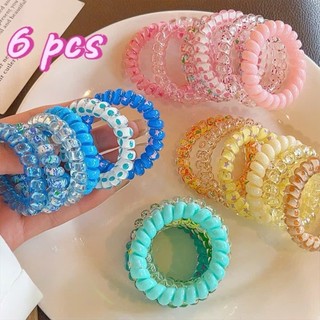 Set 30 Dây Buộc Tóc Thun Lò Xo Xoắn Ốc Co Giãn Nhiều Màu Sắc Đẹp Cho Nữ Xinh Tiện Lợi & Phong Cách Hàn Quốc