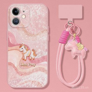 Thích hợp cho iPhone17 Vỏ Điện Thoại Năm Mới mate80promax Lucky Pony Dây 16 Giá Trị Cao 15 Bé Gái 14