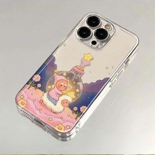 Ốp điện thoại hình lá bưởi hoạt hình cho iPhone 17Air / 16 / 15PLUS / 14 / 13pro Max / 12 / 11 / X / XS / 7 / 8, cá tính sáng tạo. Vỏ trong suốt, chống thấm nước, chống sốc, vỏ bảo vệ