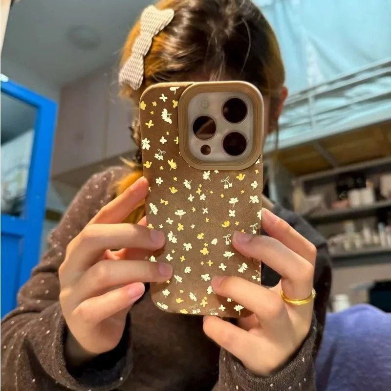 Màn hình đầy đủ Autumn Guihua cho iPhone 17ProMax/16pro/16plus/13 trường hợp điện thoại vỏ não lỗ lớnsản phẩm bán chạy