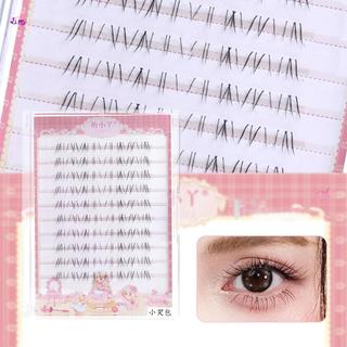 Cụm mi dưới tự nhiên cho Manga Look 4-6mm Chiều dài hỗn hợp Màu đen C-Curl Sợi tổng hợp nhẹ để sử dụng sân khấu ảnh hàng ngày