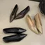 Giày Mũi Nhọn TT Nữ Giày Nêm Slip-On Giày Chuyên Nghiệp Không Mệt Mỏi Chân