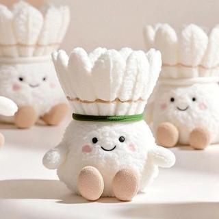 Móc khóa búp bê cầu lông COZYNEST, Đồ chơi nhồi bông hoạt hình Kawaii, Mặt dây chuyền ba lô quà tặng sáng tạo mềm mại