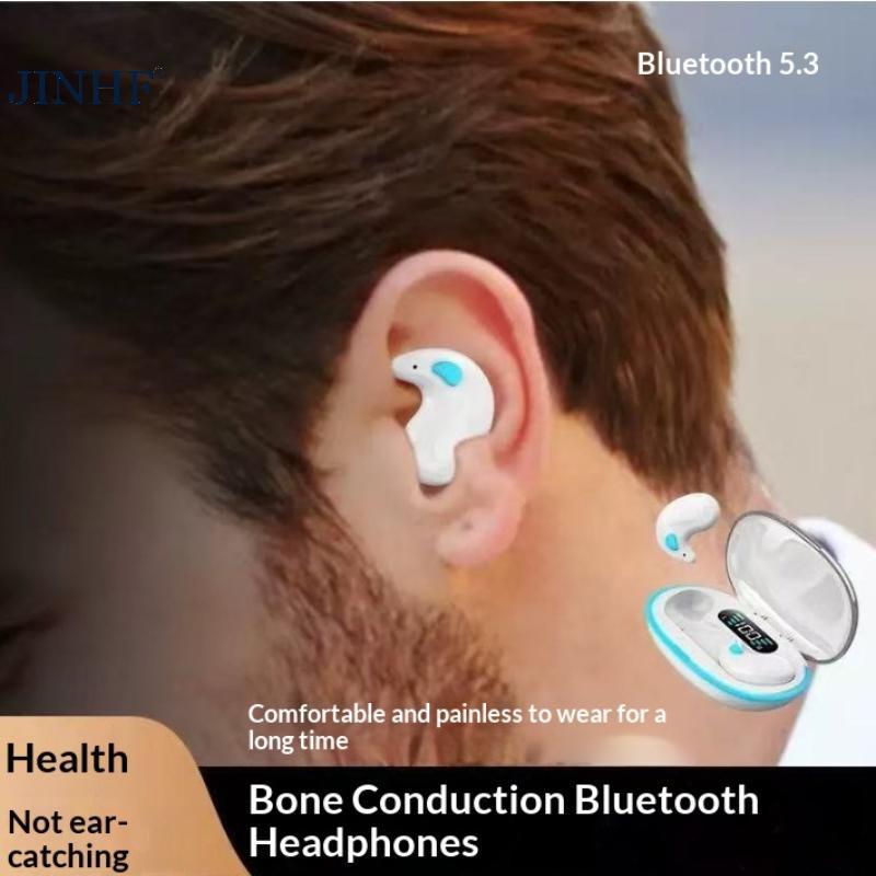 Tai nghe không dây JINHF có Freebie BT5.3 Tai nghe ngủ Tai nghe thể thao âm thanh nổi HOT
