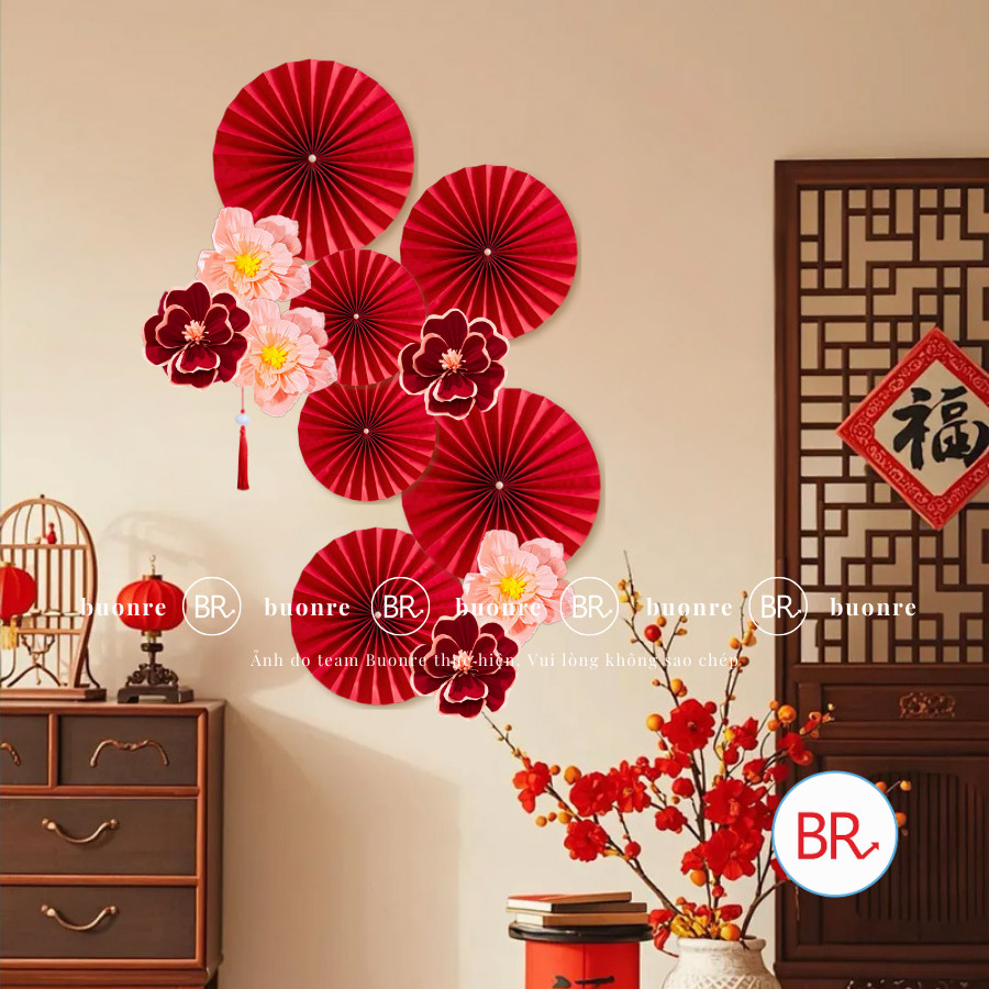 [HỎA TỐC HCM] [Tết 2026] Set nguyên liệu trang trí Đón Xuân Bảo Lộc - Phụ kiện trang trí tết nhà cửa,quán cà phê,lớp học