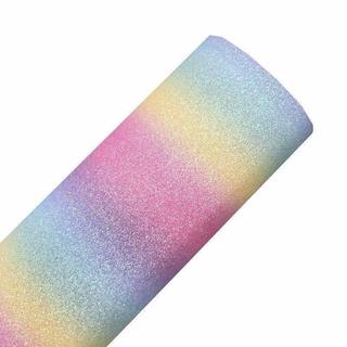 Vải ủi đậu Long lanh Gradient Rainbow
