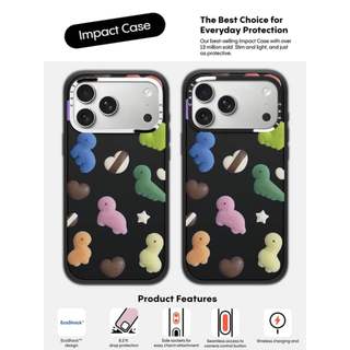 CASECASE X Petty Dust Case White Camera Ring Edition Matte Đen Cứng Hút Từ Tính Tác Động Dành Cho Apple IPhone 13 14 15 16 17 Pro Max Air Plus Có Hộp
