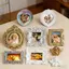 Thu Nhỏ Khung Hình Cổ Nhựa Nhỏ Vintage Trang Trí Chụp Ảnh 9 Miếng Mini DIY Hình Hiển Thị jiwvn