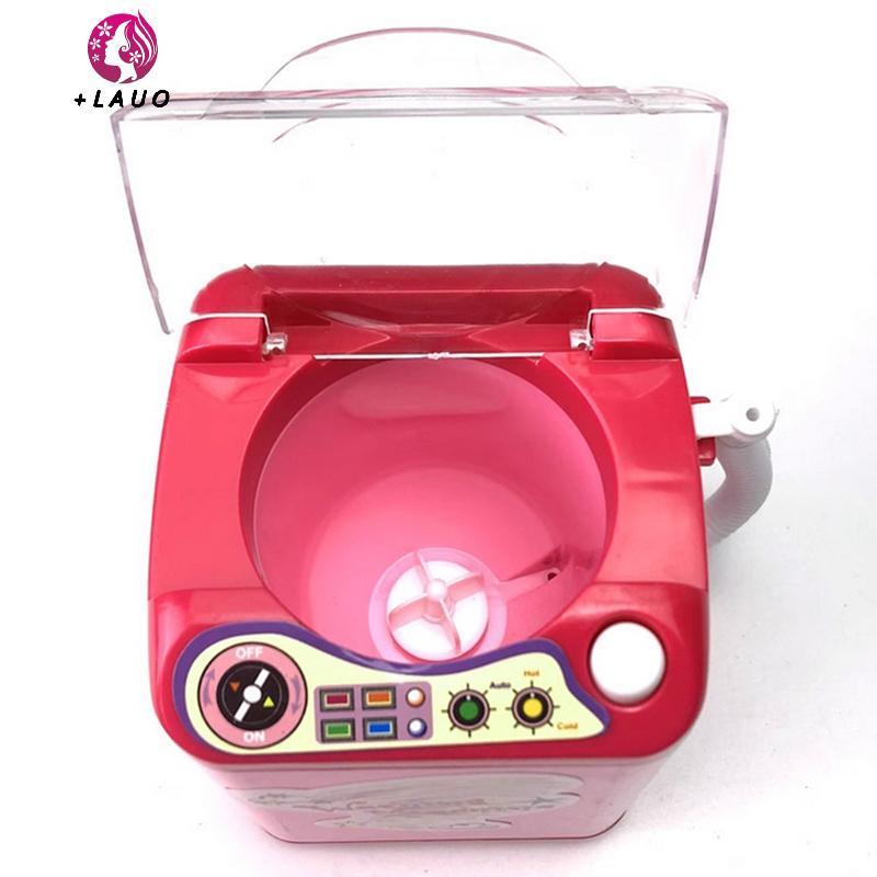 Springevenstar Mini Powder Puff Child Sponge Điện Giặt Nhựa Dụng Cụ Trang Điểm Máy Vệ Sinh Sữa Rửa Mặt Khô Và Ướt Kép Sử Dụng Bột Springevenstar