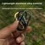 5 chiếc S Loại Carabiner, Móc khóa Mini 3 màu hợp kim nhôm, Chất lượng cao có khóa Móc khóa chống trộm
