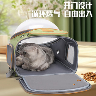 Ba lô thú cưng Viên nang không gian trong suốt Ba lô ngoài trời Túi mèo có thể gập lại thoáng khí Dung tích lớn Đi chơi Túi đi học cho mèo di động 25.1.28 FLFE