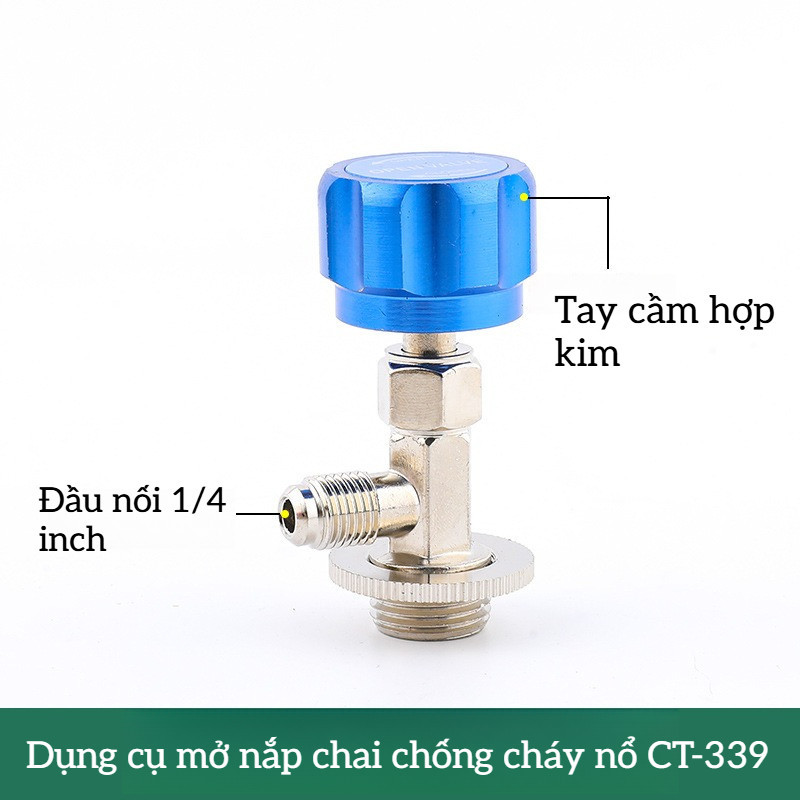 Cặp Van Nạp Ga Điều Hòa Ô Tô - Bao Gồm Van Cao Áp & Hạ Áp, Đầu Ráp Nối Nhanh, Sửa Chữa Hệ Thống Làm Mát Xe Hơi