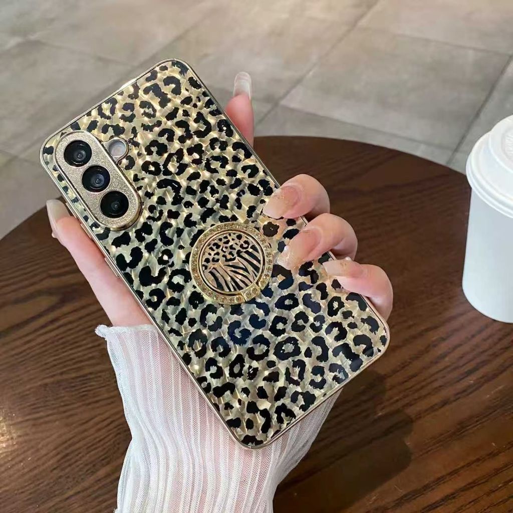 Cao Cấp Sang Trọng Có Giá Đỡ Ốp Lưng Điện Thoại Di Động Cho Huawei PURA70 P60 P70 P80 PRO P70U P80U MATE 50 60 70 80 PRO Thiết Kế Họa Tiết Họa Tiết Da Báo Độc Đáo Sang Trọng