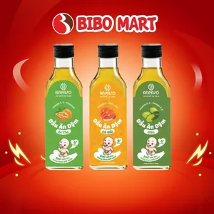 Dầu Ăn Dặm Cho Bé Anpaso Macca Gấc Mè Đen Cá Hồi Óc Chó Olive Bổ Sung Vitamin Chai 100ml - Bibo Mart