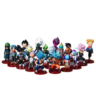18 Dragon Ball Nhân Vật Trọn Bộ Mô Hình Anime Saiyan Son Goku Vegeta Thân Cây Búp Bê Trang Trí IUDJ
