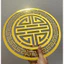 khung trang alu trí ban thờ hoa sen,chữ phúc gương vàng siêu đẹp kt 40cm-5011