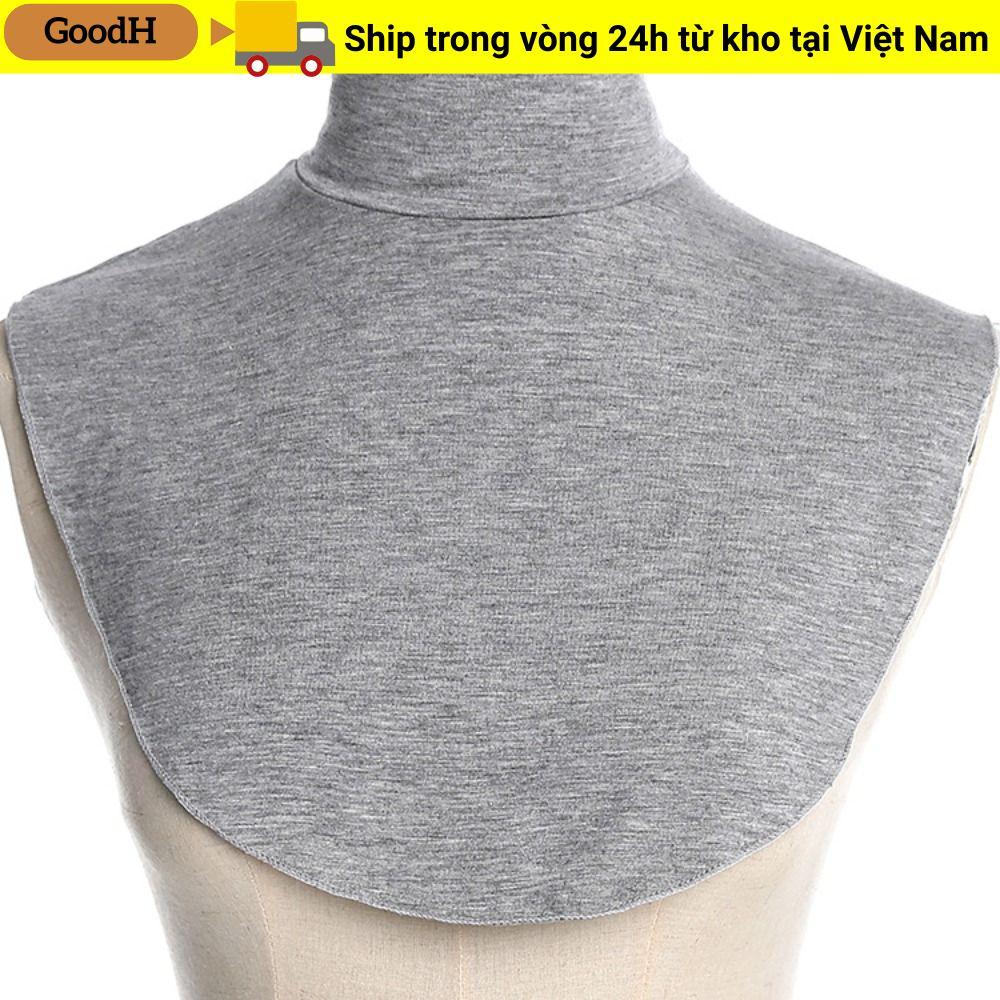 GOODH Cổ Giả Khăn Có Thể Tháo Rời Quấn Cổ Cao Bao Cao Cổ Rùa