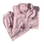 Hàng sẵn có Phong Cách Nhật Bản Sợi Cotton Kuromi Bộ Đồ Ngủ Tay Ngắn Nữ Seersucker Cardigan Ngọt Ngào Dễ Thương Homewear Phù Hợp Với