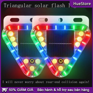 Biển tam giác nguy hiểm LED năng lượng mặt trời, Cảnh Báo / Đèn Nguy Hiểm, Năng Lượng Mặt Trời, Đèn LED, Buổi Tối / Đêm