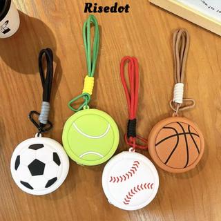 RISEDOT Móc Khóa Ví Đựng Tiền Xu, Thể Thao, Mặt Dây Chuyền, Túi Bảo Quản, Tai Nghe
