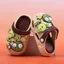 Plants Vs Zombies Game Ngoại Vi Dép Trẻ Em Trong Nhà Chống Trượt Quà Tặng Sinh Nhật