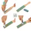 Bộ dụng cụ mài dao bằng da PU có dao đánh bóng Strop để khắc gỗ