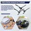 10 Chiếc Quét Bên Bàn Chải Thay Thế Cho V3 V3S A4 A4S Pro V5 V5S Pro Robot Hút Bụi