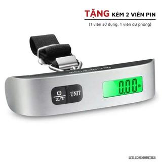 Cân Điện Tử Cầm Tay Mini 50Kg - Cân Hành Lý Du Lịch, Nhỏ Gọn, Đo Chuẩn Từng Gram