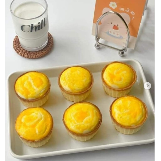 (Hỏa Tốc HN) Kem Trứng Phô Mai Nhất Hương 500G Nhân Tart Phô Mai Béo Mịn, Chuẩn Vị Tiệm Bánh