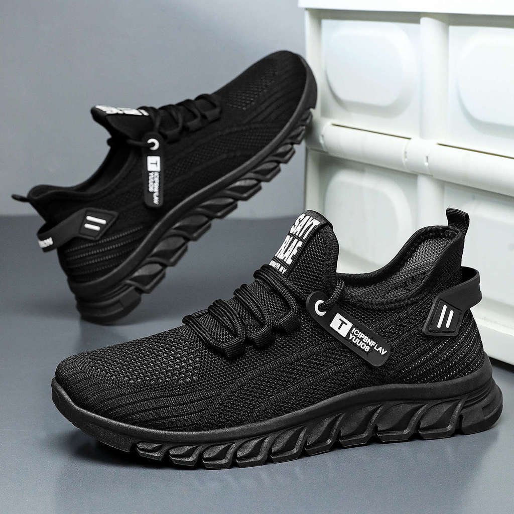 🇻🇳Giày Sneaker Nam Thoải Mái Chạy Bộ Tăng Chiều Cao Thoáng Khí Thiết Kế Đơn Giản