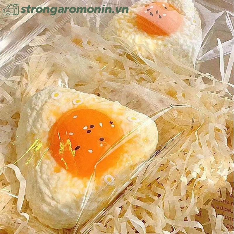 ST Handmade Silicone Mô Phỏng Trứng Squishy Đồ Chơi Để Giảm Căng Thẳng Sáng Tạo ST