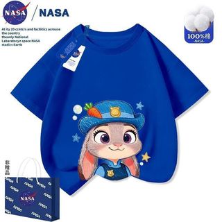 Áo thun Disney Zootopia Judy cho bé gái – Cotton 100% tay ngắn mùa hè