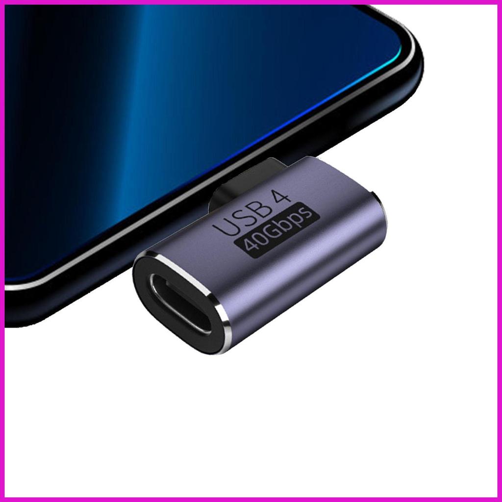 100W USB C Adapter Di Động USB 4.0 100W Sạc Nhanh 40Gbps Truyền Dữ Liệu Nhanh Cho Điện Thoại Laptop Máy Tính Bảng 8K Video lyuvn