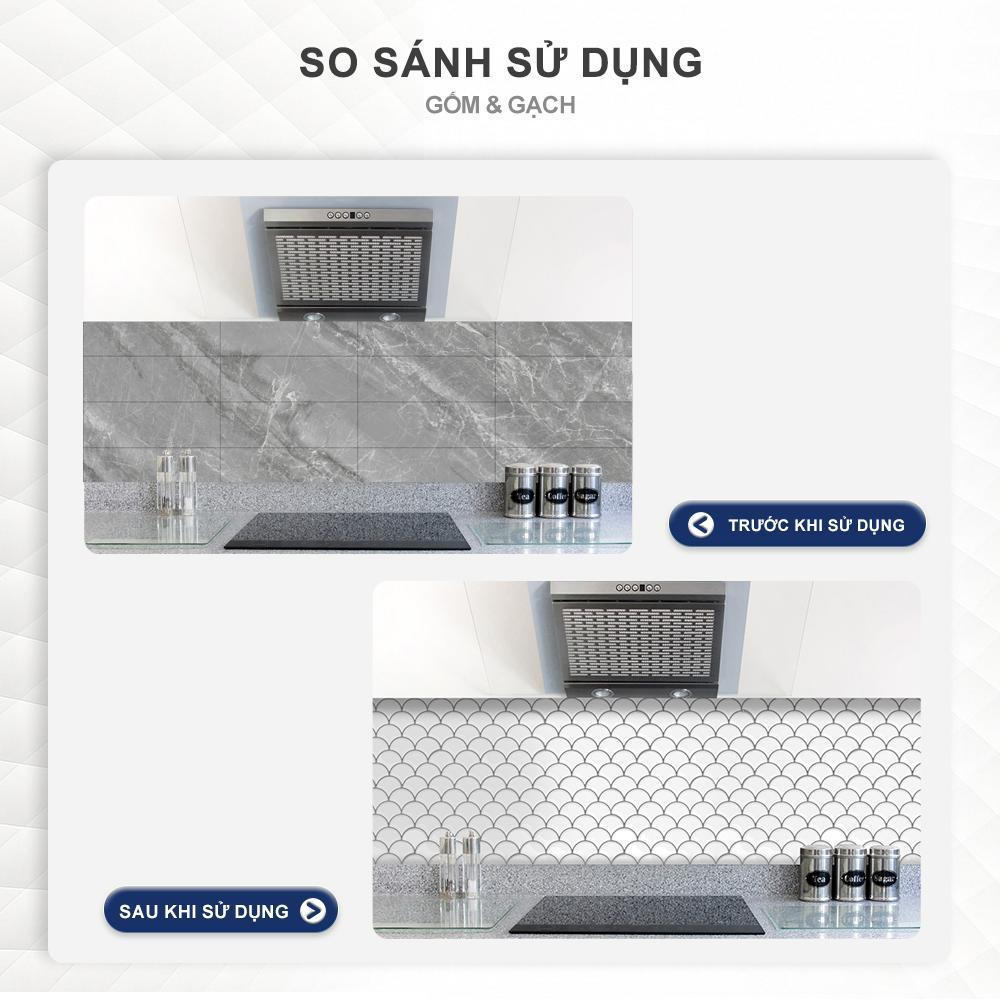 Nhãn dán tường, MORCART, Dễ rách, Dễ áp dụng, Chống nước và chống dầu, Nhãn dán tường 3D, 30cmx30cm, 1 hoặc 10 miếng, Thích hợp cho nhà bếp và phòng tắm, Vỏ cá