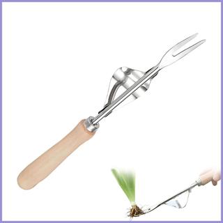 Dụng cụ làm cỏ Dụng cụ kéo tay cầm bằng gỗ Dụng cụ nhổ cỏ cho cây cỏ Hoa Bãi cỏ Sân sau Trang trại Sân ngoài trời mueadsyvn