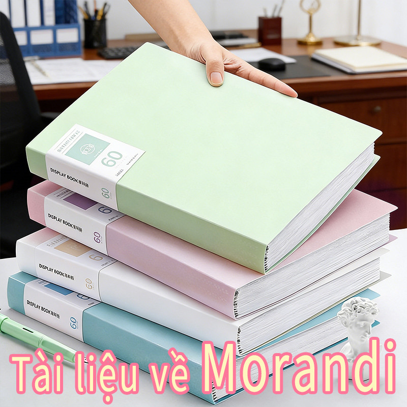 Túi đựng tài liệu màu Morandi có chất lượng cao và bền bỉ, là lựa chọn lý tưởng để lưu trữ bài thi.