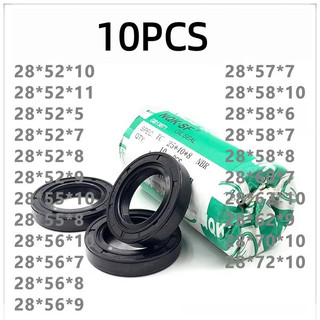10 CÁI TC bộ xương phớt dầu 28 * 52 / 55 / 56 / 57 / 58 / 60 / 62 / 70 / 72 * 5 / 6 / 7 / 8 / 9 / 10 / 11NBRFB