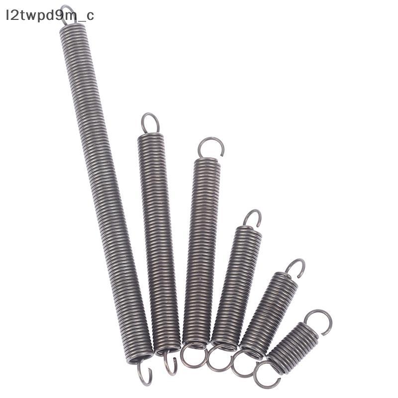 Cod 1PC mở rộng căng thẳng mùa xuân lò xo thép móc mở rộng mùa xuân dây Dia 1.0mm mới