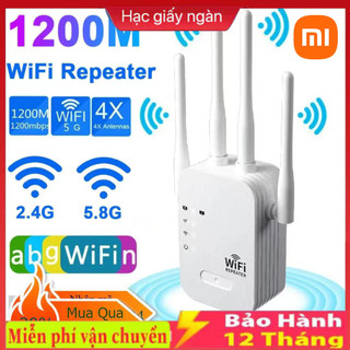 [Hàng Sẵn]Kích wifi 6 râu 5G công suất 1200Mbps 2.4G 300Mbps Mở rộng sóng router phát wifi xuyên tường mạnh