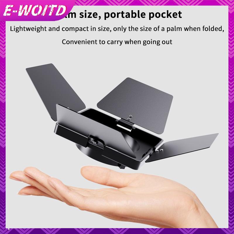 E-WOITD Compuer Bốn-de Rào cản ánh sáng cho Mini Bowens ZGRL80 Công cụ sửa đổi ánh sáng Chuyên nghiệp Accesorio Studio chụp ảnh E-WOITD